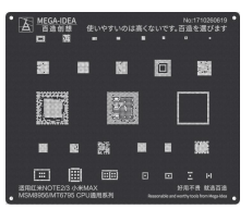 STENCIL QL12 REDM NOTE 2/3/MI MAX
