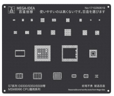 STENCIL QL 25 MSM-8996- S7