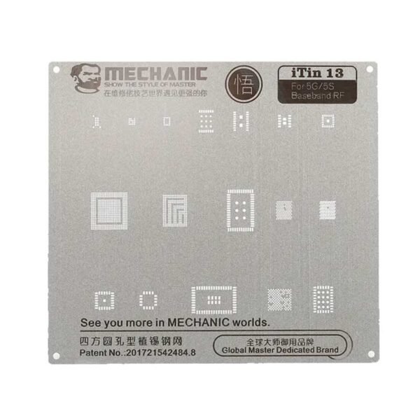 STENCIL ITIN 13 5G/5S (BASEBAND RF)