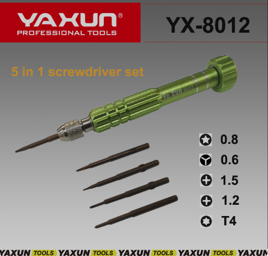 SET DE DESTORNILLADORES YX8012
