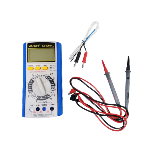 TESTER DIGITAL YAXUN YX9208AL MULTIMETRO MEDIDOR TECNICOS