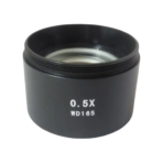 LENTE BARLOW 0.5X CON ROSCA DE 48MM PARA MICROSCOPIOS NEGRO