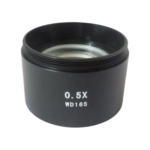LENTE BARLOW 0.5X CON ROSCA DE 48MM PARA MICROSCOPIOS NEGRO